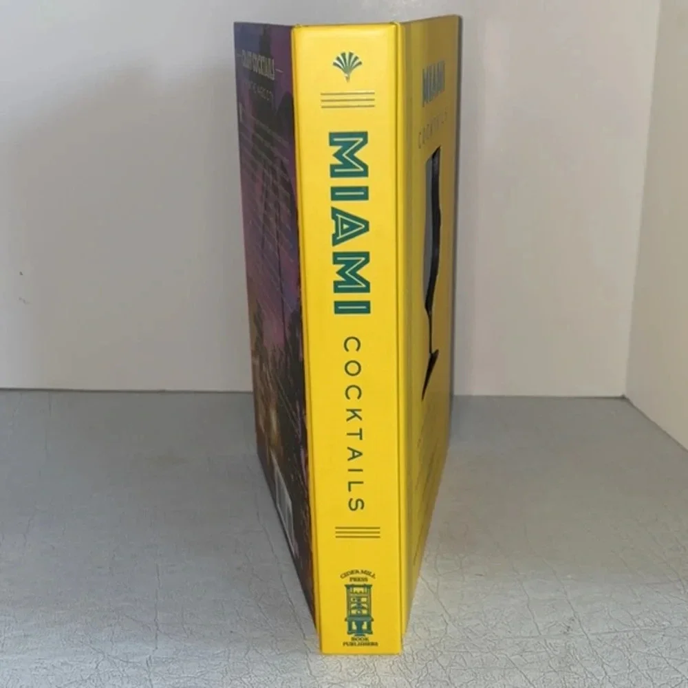 Miami Cocktails: An‎ Elegant Collection of over 100 Recipes Hardcover Book